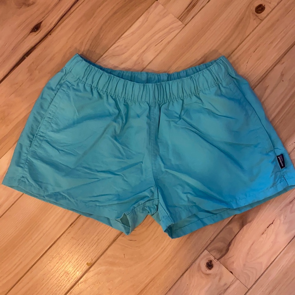 Teal Patagonia shorts